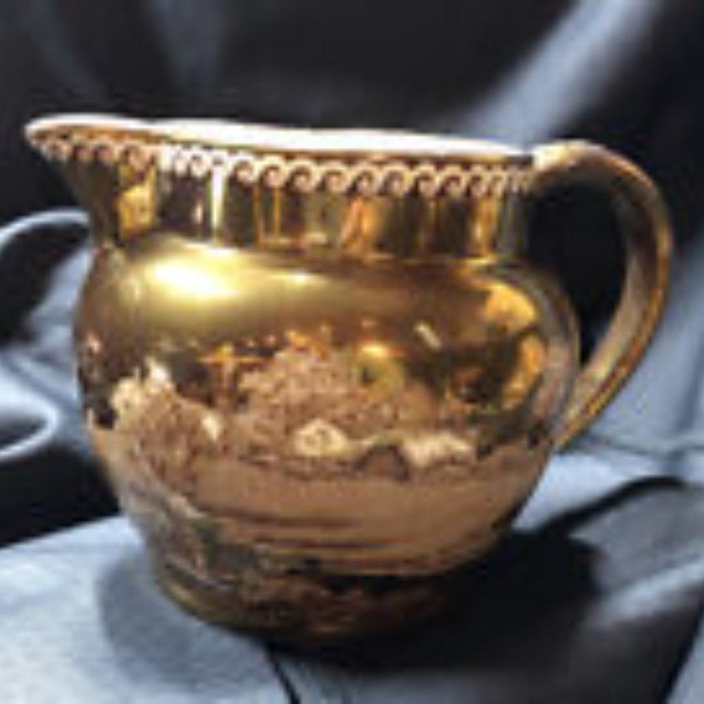 VTG WEDGWOOD FALLOW DEER LUSTER CREAMER MINT BEAUTY NUMBE